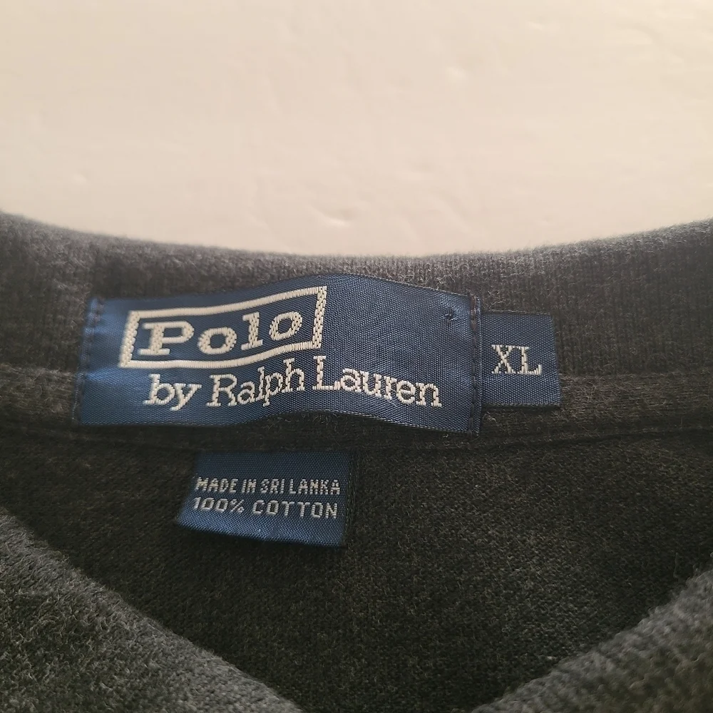 Vintage Polo Ralph Lauren Men's Polo shirt size XL Long Sleeve